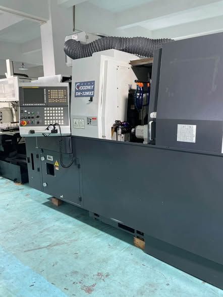 CNC Lathe, Swiss-Type, Dual-Spindle Goodway · SW-32MXS