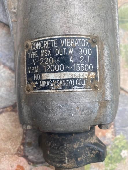 Concrete Vibrator Mikasa