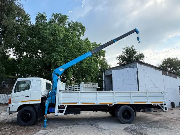 Truck with Crane Hino · Mega