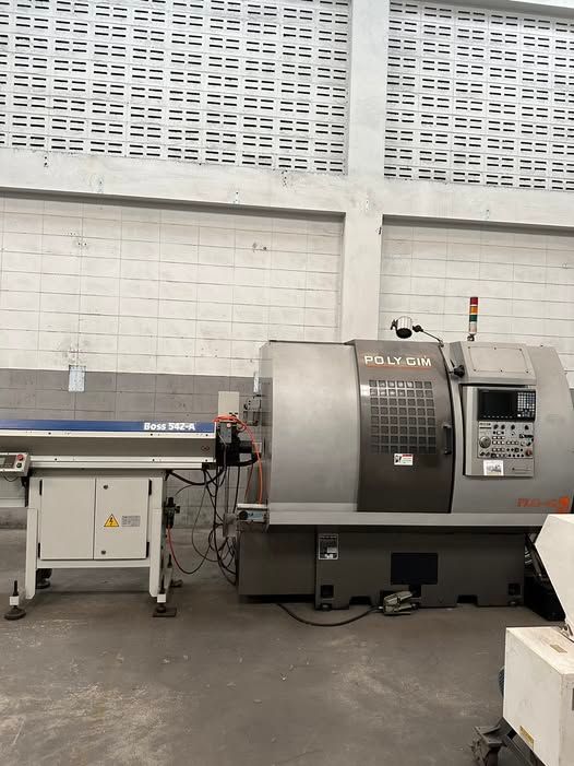 CNC Lathe with Bar Feeder Polygim · PLG-42Y
