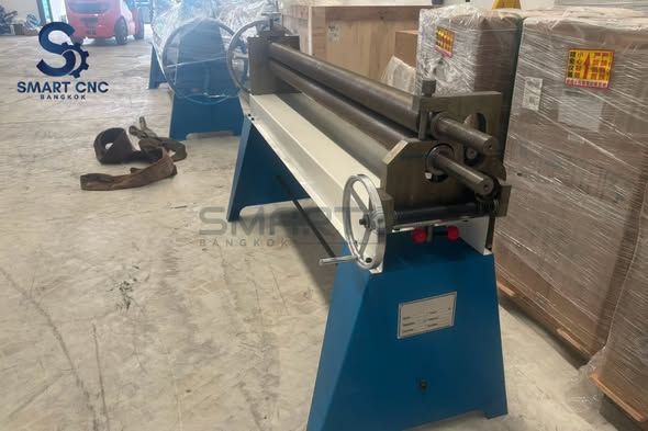 Manual 3-Roll Sheet Metal Rolling Machine