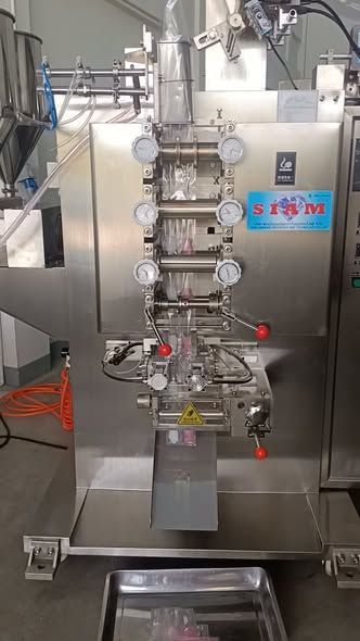 Dual-Lane Liquid Sachet Filling Machine