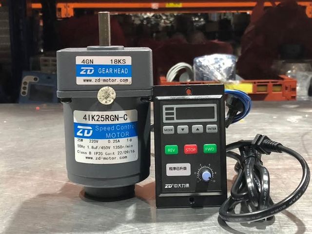 Gear Motor with Speed Controller ZD · 4GN 18KS; 4IK25RGN-C; ZF425C