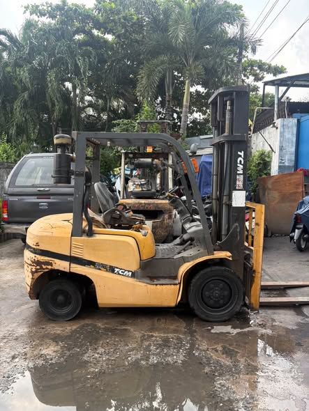 Diesel Forklift, 3-ton, 4-meter mast, automatic transmission